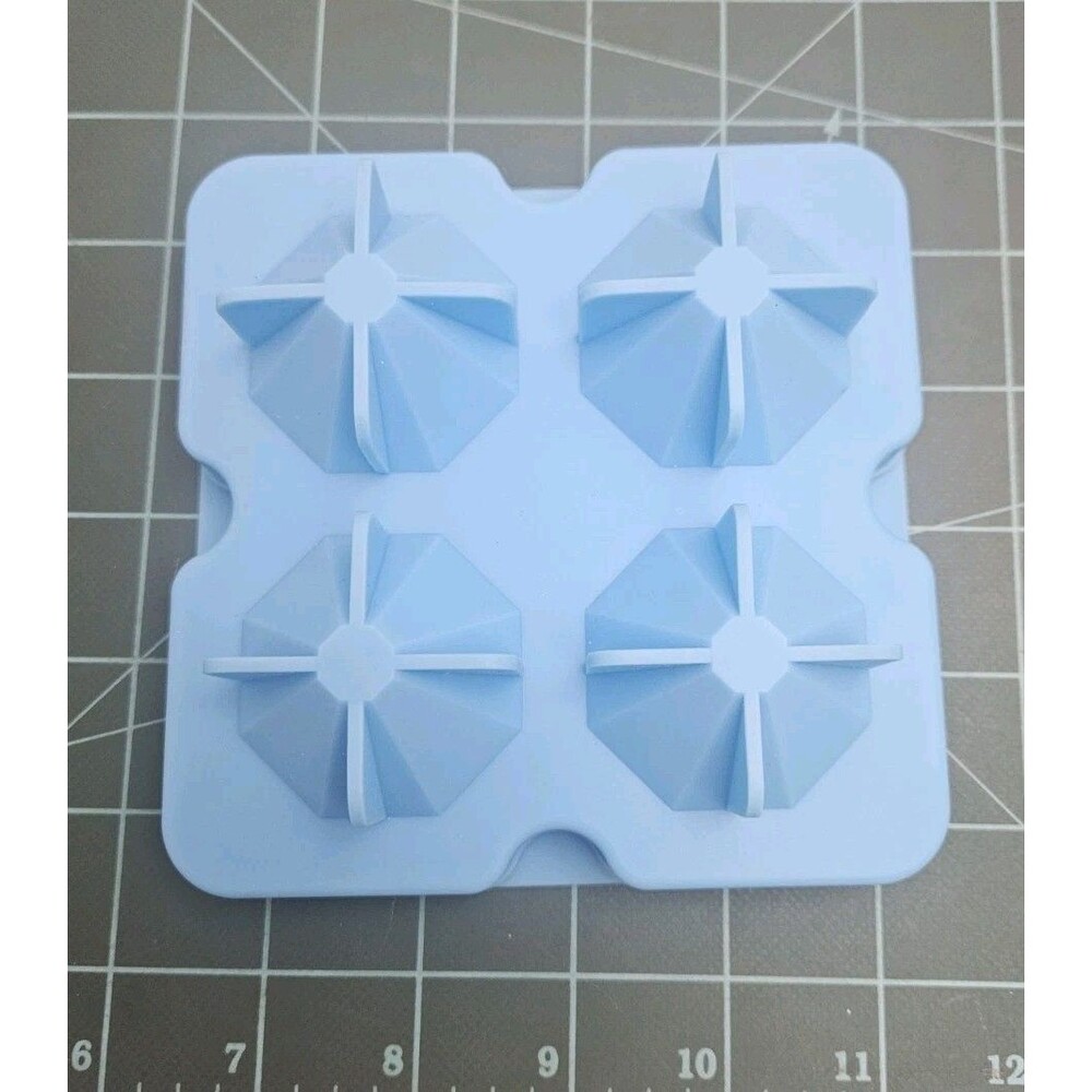 Silicone Ice Cube Diamond Shape Ice Tray